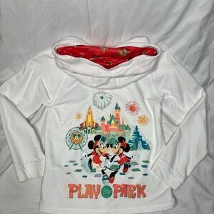 Disney Kids White Hoodie with Mickey and Minnie